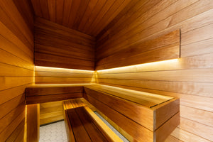 Thermory 5' x 8' Thermally Modified Spruce Sauna Package - by Finnish Sauna Builders Standard / 7 Foot Tall,Standard / 8 Foot Tall + $320,Custom + $500 / 7 Foot Tall,Custom + $500 / 8 Foot Tall + $320 Thermory Thermory_thermo-aspen-sauna_Private-house-in-Estonia_photo-credit-Elvo-Jakobson-1-2.jpg