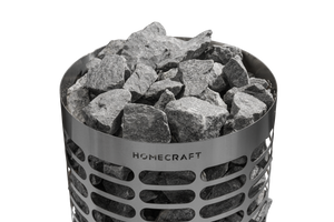 Homecraft Apex 15kW Electric Sauna Heater 240V 1-Phase / No Control / No Stones,240V 1-Phase / No Control / Stones Included,240V 1-Phase / Indoor Control + Wifi Touchpad / No Stones,240V 1-Phase / Indoor Control + Wifi Touchpad / Stones Included,240V 1-Phase / Outdoor Control + Wifi Touchpad / No Stones,240V 1-Phase / Outdoor Control + Wifi Touchpad / Stones Included,240V 1-Phase / Tke 24D Built-in 24-Hour Control / No Stones,240V 1-Phase / Tke 24D Built-in 24-Hour Control / Stones Included,208V 3-Phase / N