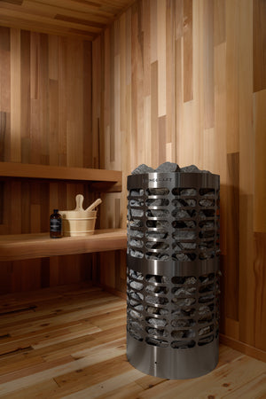 Homecraft Apex 12kW Electric Sauna Heater 240V 1-Phase / No Control / No Stones,240V 1-Phase / No Control / Stones Included,240V 1-Phase / Indoor Control + Wifi Touchpad / No Stones,240V 1-Phase / Indoor Control + Wifi Touchpad / Stones Included,240V 1-Phase / Outdoor Control + Wifi Touchpad / No Stones,240V 1-Phase / Outdoor Control + Wifi Touchpad / Stones Included,240V 1-Phase / Tke 24D Built-in 24-Hour Control / No Stones,240V 1-Phase / Tke 24D Built-in 24-Hour Control / Stones Included,208V 3-Phase / N