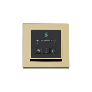 ThermaSol Easy Start Control Square in Polished Brass Finish Polished Brass / Square ThermaSol esm-pb.jpg