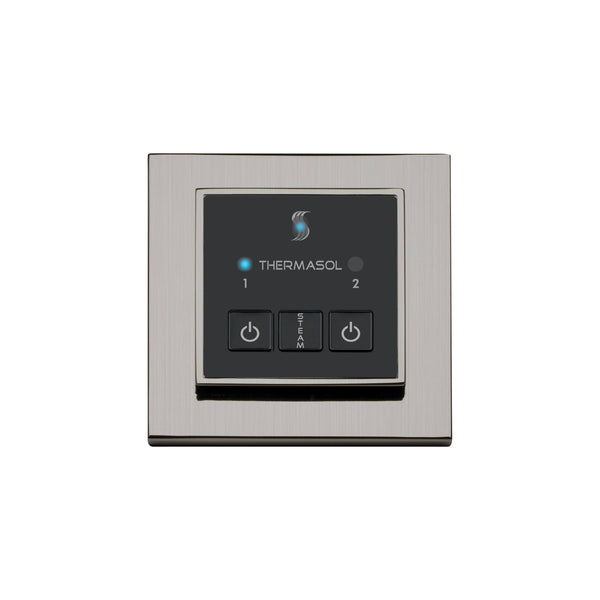 ThermaSol Easy Start Control Square in Satin Chrome Finish Satin Chrome / Square ThermaSol esm-sc.jpg