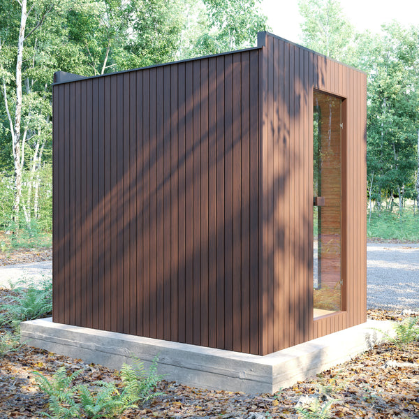 Järvi Outdoor Sauna by Finnish Sauna Builders 4 Person / No Tint / Standard Design,4 Person / No Tint / Bespoke Design Package with Personal Consultation and Custom Renderings,4 Person / Tinted Door and Rear Window / Standard Design,4 Person / Tinted Door and Rear Window / Bespoke Design Package with Personal Consultation and Custom Renderings,6 Person / No Tint / Standard Design,6 Person / No Tint / Bespoke Design Package with Personal Consultation and Custom Renderings,6 Person / Tinted Door and Rear Wind