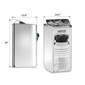 Harvia Vega Compact 3.5 kW Sauna Heater (Built-In Control)
