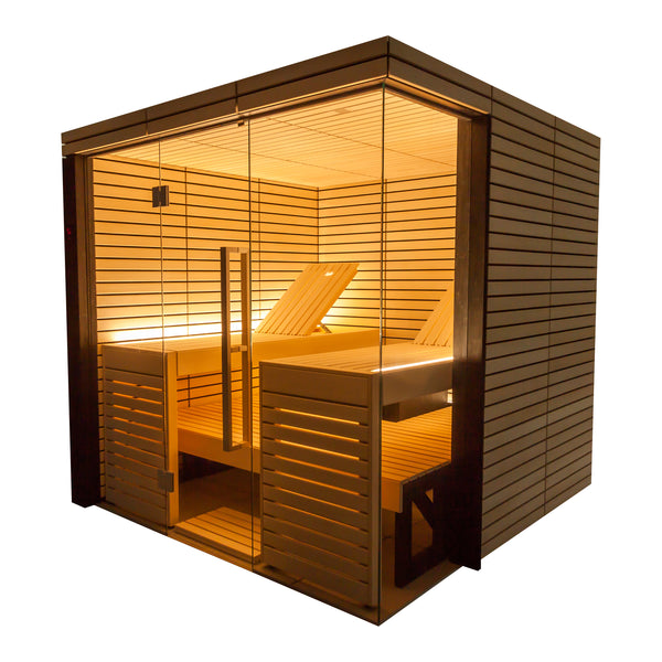 Harvia Lindea View Luxury 4-6 Person | Thermo Wood Reversible Sauna | With Virta 9KW Heater Thermo Wood Exterior and Light Lime Wood Interior,Thermo Wood Interior and Exterior Harvia img_8885-2.jpg
