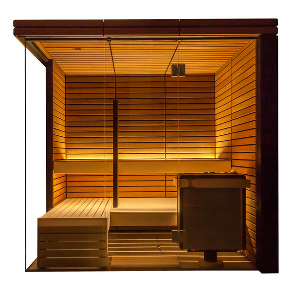 Harvia Lindea View Luxury 2-3 Person | Thermo Wood Reversible Sauna | With Virta 8KW Heater Thermo Wood Interior and Exterior Harvia img_9170-lindea-small-baenke-linde-innen-linde.jpg