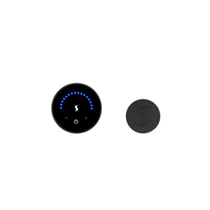 Day Spa Multi Room Steam System MicroTouch Control / Tier 2 — Control Kit (Control + Steam Head) / Matte Black — Round Steam Head Thermasol mtc-svrd-mb_4b4855e0-ae64-4084-b923-a37ce5b1b40a.jpg