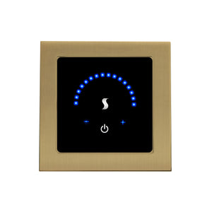 ThermaSol MicroTouch Controller Square in Satin Brass Finish Satin Brass / Square ThermaSol mtmr-sb.jpg