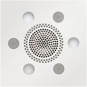 ThermaSol Serenity Light, Sound, Rain System Square in White Finish White / Square ThermaSol slsrsq-wht.jpg