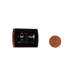 Day Spa Multi Room Steam System SignaTouch Control / Tier 2 — Control Kit (Control + Steam Head) / Antique Copper — Round Steam Head Thermasol stcm-svrd-acop_b8f8f9d8-e291-495a-b7e8-0e6ed01cc460.jpg