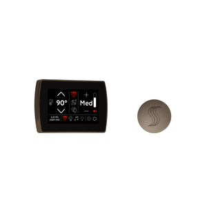 PRO Series III 575 Steam Generator (15kW) SignaTouch Control / Tier 2 — Control Kit (Control + Steam Head) / Antique Nickel — Round Steam Head Thermasol stcm-svrd-an_f3bc37fd-b27d-48a6-bb40-5442d9c00180.jpg