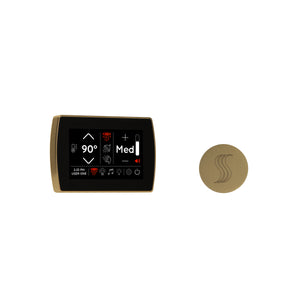 Day Spa Multi Room Steam System SignaTouch Control / Tier 2 — Control Kit (Control + Steam Head) / Satin Brass — Round Steam Head Thermasol stcm-svrd-sb_298dfc7f-cb8a-43ed-a738-a1582b493efc.jpg