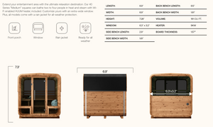 Thermory 4 Person Square Sauna No 42 DIY Kit with Terrace and Window Thermally Modified Spruce Thermory thermory4243-04-17_at_11.04.58_AM.png