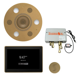 Total Wellness Package ThermaTouch2 15 — Serenity Advanced (Round) / Satin Brass / No Steam Generator,ThermaTouch2 15 — Serenity Advanced (Round) / Satin Brass / PRO Series III 84 (6kW),ThermaTouch2 15 — Serenity Advanced (Round) / Satin Brass / PRO Series III 140 (8kW),ThermaT Thermasol twp15ur-sb.jpg
