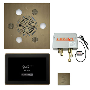 Total Wellness Package ThermaTouch2 15 — Serenity Advanced (Square) / Antique Brass / No Steam Generator,ThermaTouch2 15 — Serenity Advanced (Square) / Antique Brass / PRO Series III 84 (6kW),ThermaTouch2 15 — Serenity Advanced (Square) / Antique Brass / PRO Series III 140 (8kW Thermasol twp15us-ab.jpg