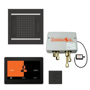 Total Wellness Package ThermaTouch2 10 — HydroVive 14 / Matte Black / No Steam Generator,ThermaTouch2 10 — HydroVive 14 / Matte Black / PRO Series III 84 (6kW),ThermaTouch2 10 — HydroVive 14 / Matte Black / PRO Series III 140 (8kW),ThermaTouch2 10 — HydroVive 14 / Matte Black / Thermasol twph1410us-mb.jpg