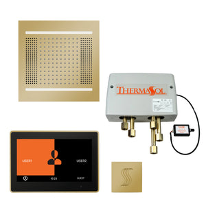 Total Wellness Package ThermaTouch2 10 — HydroVive 14 / Polished Brass / No Steam Generator,ThermaTouch2 10 — HydroVive 14 / Polished Brass / PRO Series III 84 (6kW),ThermaTouch2 10 — HydroVive 14 / Polished Brass / PRO Series III 140 (8kW),ThermaTouch2 10 — HydroVive 14 / Poli Thermasol twph1410us-pb.jpg
