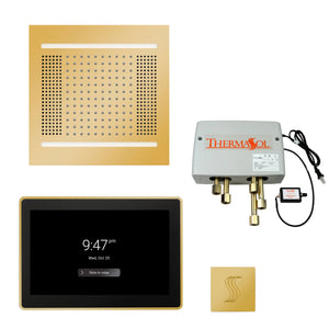 Total Wellness Package ThermaTouch2 15 — HydroVive 14 / Polished Gold / No Steam Generator,ThermaTouch2 15 — HydroVive 14 / Polished Gold / PRO Series III 84 (6kW),ThermaTouch2 15 — HydroVive 14 / Polished Gold / PRO Series III 140 (8kW),ThermaTouch2 15 — HydroVive 14 / Polishe Thermasol twph1415us-pg.jpg