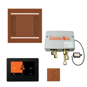 Total Wellness Package ThermaTouch2 7 (Black Trim) — HydroVive 14 / Antique Copper / No Steam Generator,ThermaTouch2 7 (Black Trim) — HydroVive 14 / Antique Copper / PRO Series III 84 (6kW),ThermaTouch2 7 (Black Trim) — HydroVive 14 / Antique Copper / PRO Series III 140 (8kW),T Thermasol twph147s-acop.jpg