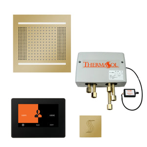 Total Wellness Package ThermaTouch2 7 (Black Trim) — HydroVive 14 / Polished Brass / No Steam Generator,ThermaTouch2 7 (Black Trim) — HydroVive 14 / Polished Brass / PRO Series III 84 (6kW),ThermaTouch2 7 (Black Trim) — HydroVive 14 / Polished Brass / PRO Series III 140 (8kW),T Thermasol twph147s-pb.jpg