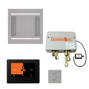 Total Wellness Package ThermaTouch2 7 (Black Trim) — HydroVive 14 / Satin Chrome / No Steam Generator,ThermaTouch2 7 (Black Trim) — HydroVive 14 / Satin Chrome / PRO Series III 84 (6kW),ThermaTouch2 7 (Black Trim) — HydroVive 14 / Satin Chrome / PRO Series III 140 (8kW),ThermaT Thermasol twph147s-sc.jpg