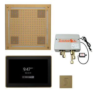Total Wellness Package ThermaTouch2 15 — HydroVive 18 / Satin Brass / No Steam Generator,ThermaTouch2 15 — HydroVive 18 / Satin Brass / PRO Series III 84 (6kW),ThermaTouch2 15 — HydroVive 18 / Satin Brass / PRO Series III 140 (8kW),ThermaTouch2 15 — HydroVive 18 / Satin Brass / Thermasol twph15us-sb.jpg