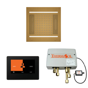 Wellness Shower Package ThermaTouch2 7 (Black Trim) — HydroVive 14 / Antique Brass / No Steam Generator,ThermaTouch2 7 (Black Trim) — HydroVive 14 / Antique Brass / PRO Series III 84 (6kW),ThermaTouch2 7 (Black Trim) — HydroVive 14 / Antique Brass / PRO Series III 140 (8kW),Ther Thermasol wh14sp7s-ab.jpg