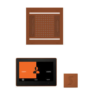 Wellness Steam Package ThermaTouch2 10 — HydroVive 14 / Antique Copper / No Steam Generator,ThermaTouch2 10 — HydroVive 14 / Antique Copper / PRO Series III 84 (6kW),ThermaTouch2 10 — HydroVive 14 / Antique Copper / PRO Series III 140 (8kW),ThermaTouch2 10 — HydroVive 14 / Anti Thermasol wh14stp10s-acop.jpg