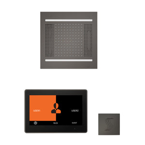 Wellness Steam Package ThermaTouch2 10 — HydroVive 14 / Black Nickel / No Steam Generator,ThermaTouch2 10 — HydroVive 14 / Black Nickel / PRO Series III 84 (6kW),ThermaTouch2 10 — HydroVive 14 / Black Nickel / PRO Series III 140 (8kW),ThermaTouch2 10 — HydroVive 14 / Black Nick Thermasol wh14stp10s-bn.jpg