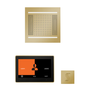 Wellness Steam Package ThermaTouch2 10 — HydroVive 14 / Polished Brass / No Steam Generator,ThermaTouch2 10 — HydroVive 14 / Polished Brass / PRO Series III 84 (6kW),ThermaTouch2 10 — HydroVive 14 / Polished Brass / PRO Series III 140 (8kW),ThermaTouch2 10 — HydroVive 14 / Poli Thermasol wh14stp10s-pb.jpg