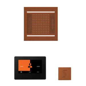 Wellness Steam Package ThermaTouch2 7 (Black Trim) — HydroVive 14 / Antique Copper / No Steam Generator,ThermaTouch2 7 (Black Trim) — HydroVive 14 / Antique Copper / PRO Series III 84 (6kW),ThermaTouch2 7 (Black Trim) — HydroVive 14 / Antique Copper / PRO Series III 140 (8kW),T Thermasol wh14stp7s-acop.jpg