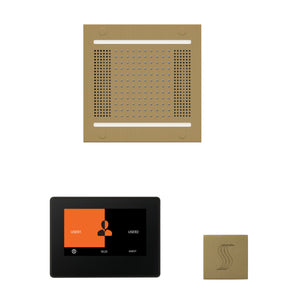 Wellness Steam Package ThermaTouch2 7 (Black Trim) — HydroVive 14 / Satin Brass / No Steam Generator,ThermaTouch2 7 (Black Trim) — HydroVive 14 / Satin Brass / PRO Series III 84 (6kW),ThermaTouch2 7 (Black Trim) — HydroVive 14 / Satin Brass / PRO Series III 140 (8kW),ThermaTouc Thermasol wh14stp7s-sb.jpg