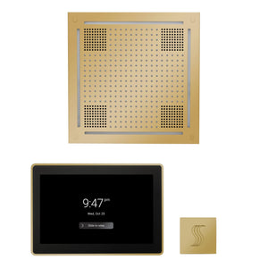 Wellness Steam Package ThermaTouch2 15 — HydroVive 18 / Polished Brass / No Steam Generator,ThermaTouch2 15 — HydroVive 18 / Polished Brass / PRO Series III 84 (6kW),ThermaTouch2 15 — HydroVive 18 / Polished Brass / PRO Series III 140 (8kW),ThermaTouch2 15 — HydroVive 18 / Poli Thermasol whstp15s-pb.jpg