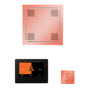 Wellness Steam Package ThermaTouch2 7 (Black Trim) — HydroVive 18 / Copper / No Steam Generator,ThermaTouch2 7 (Black Trim) — HydroVive 18 / Copper / PRO Series III 84 (6kW),ThermaTouch2 7 (Black Trim) — HydroVive 18 / Copper / PRO Series III 140 (8kW),ThermaTouch2 7 (Black Tri Thermasol whstp7s-cop.jpg