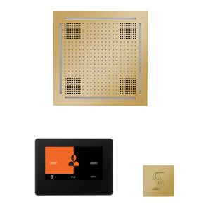 Wellness Steam Package ThermaTouch2 7 (Black Trim) — HydroVive 18 / Polished Brass / No Steam Generator,ThermaTouch2 7 (Black Trim) — HydroVive 18 / Polished Brass / PRO Series III 84 (6kW),ThermaTouch2 7 (Black Trim) — HydroVive 18 / Polished Brass / PRO Series III 140 (8kW),T Thermasol whstp7s-pb.jpg
