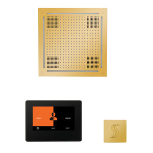 Wellness Steam Package ThermaTouch2 7 (Black Trim) — HydroVive 18 / Polished Gold / No Steam Generator,ThermaTouch2 7 (Black Trim) — HydroVive 18 / Polished Gold / PRO Series III 84 (6kW),ThermaTouch2 7 (Black Trim) — HydroVive 18 / Polished Gold / PRO Series III 140 (8kW),Ther Thermasol whstp7s-pg.jpg