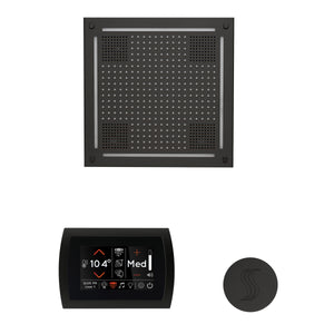 Wellness Steam Package SignaTouch — HydroVive 18 / Matte Black / No Steam Generator,SignaTouch — HydroVive 18 / Matte Black / PRO Series III 84 (6kW),SignaTouch — HydroVive 18 / Matte Black / PRO Series III 140 (8kW),SignaTouch — HydroVive 18 / Matte Black / PRO Series III 240 Thermasol whstpsr-mb.jpg