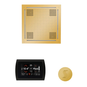 Wellness Steam Package SignaTouch — HydroVive 18 / Polished Gold / No Steam Generator,SignaTouch — HydroVive 18 / Polished Gold / PRO Series III 84 (6kW),SignaTouch — HydroVive 18 / Polished Gold / PRO Series III 140 (8kW),SignaTouch — HydroVive 18 / Polished Gold / PRO Series Thermasol whstpsr-pg.jpg
