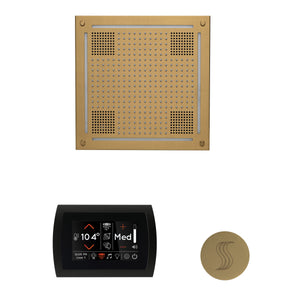 Wellness Steam Package SignaTouch — HydroVive 18 / Satin Brass / No Steam Generator,SignaTouch — HydroVive 18 / Satin Brass / PRO Series III 84 (6kW),SignaTouch — HydroVive 18 / Satin Brass / PRO Series III 140 (8kW),SignaTouch — HydroVive 18 / Satin Brass / PRO Series III 240 Thermasol whstpsr-sb.jpg