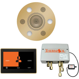 ThermaSol Wellness Shower Package with 10" ThermaTouch Round in Polished Brass Finish Polished Brass / Round / 10" ThermaSol wsp10r-pb.jpg