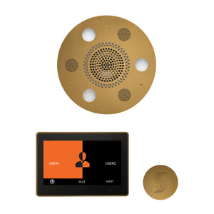 Day Spa Multi Room Steam System ThermaTouch2 10" / Tier 4 — Wellness Steam Package (Serenity Rainhead) / Antique Brass — Round Rainhead Thermasol wstp10r-ab_f3fc1bfb-0ff2-492a-bf7f-b96ba088a15b.jpg
