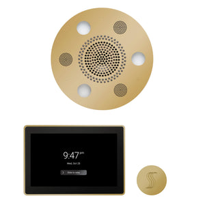 Wellness Steam Package ThermaTouch2 15 — Serenity Advanced (Round) / Polished Brass / No Steam Generator,ThermaTouch2 15 — Serenity Advanced (Round) / Polished Brass / PRO Series III 84 (6kW),ThermaTouch2 15 — Serenity Advanced (Round) / Polished Brass / PRO Series III 140 (8kW Thermasol wstp15r-pb.jpg