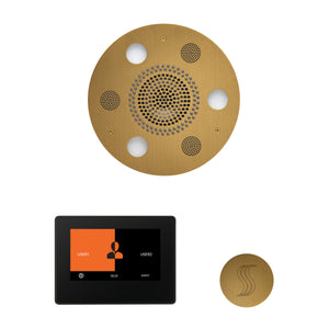 Day Spa Multi Room Steam System ThermaTouch2 7" (Black Trim) / Tier 4 — Wellness Steam Package (Serenity Rainhead) / Antique Brass — Round Rainhead Thermasol wstp7r-ab_4109856a-e438-4eda-8298-e32101bf6592.jpg