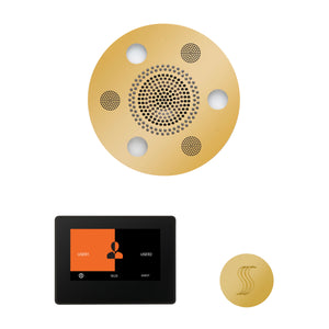 Day Spa Multi Room Steam System ThermaTouch2 7" (Black Trim) / Tier 4 — Wellness Steam Package (Serenity Rainhead) / Polished Gold — Round Rainhead Thermasol wstp7r-pg_1ef9cd41-c983-440c-8fc4-820fec6de543.jpg