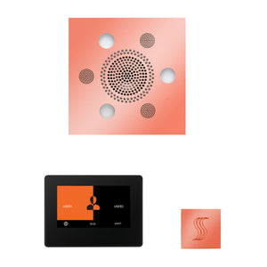 Day Spa Multi Room Steam System ThermaTouch2 7" (Black Trim) / Tier 4 — Wellness Steam Package (Serenity Rainhead) / Copper — Square Rainhead Thermasol wstp7s-cop_6d02a9d3-ab85-4e8d-a7fc-d7e51bcdd89b.jpg