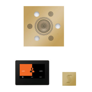 Day Spa Multi Room Steam System ThermaTouch2 7" (Black Trim) / Tier 4 — Wellness Steam Package (Serenity Rainhead) / Polished Brass — Square Rainhead Thermasol wstp7s-pb_d3c3228a-df91-4574-a98d-ed57c7d49233.jpg