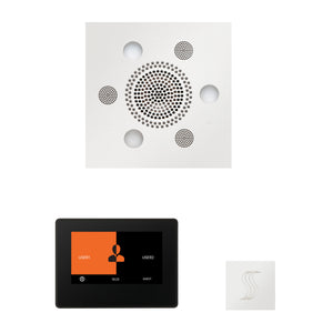 Day Spa Multi Room Steam System ThermaTouch2 7" (Black Trim) / Tier 4 — Wellness Steam Package (Serenity Rainhead) / White — Square Rainhead Thermasol wstp7s-wht_56bbad8b-8643-48e4-90c7-46bb7a7d9c8b.jpg