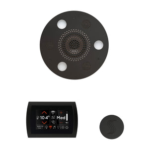 PRO Series III 240 Steam Generator (10kW) SignaTouch Control / Tier 4 — Wellness Steam Package (Serenity Rainhead) / Matte Black — Round Rainhead Thermasol wstpsr-mb_1ec95db4-2000-4915-9229-261234044e97.jpg