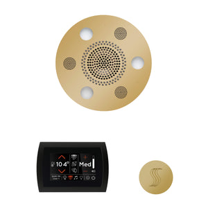 Day Spa Multi Room Steam System SignaTouch Control / Tier 4 — Wellness Steam Package (Serenity Rainhead) / Polished Brass — Round Rainhead Thermasol wstpsr-pb_76f501a2-2e3b-4f59-82f7-417ad8fbede5.jpg