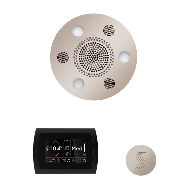 ThermaSol Wellness Steam Package with SignaTouch Round in Polished Nickel Finish Polished Nickel / Round ThermaSol wstpsr-pn.jpg