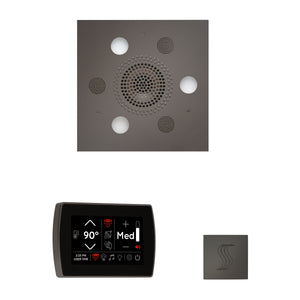 Day Spa Multi Room Steam System SignaTouch Control / Tier 4 — Wellness Steam Package (Serenity Rainhead) / Black Nickel — Square Rainhead Thermasol wstpss-bn_dcd3357c-6f02-4a47-aa26-e049eb8a84b2.jpg